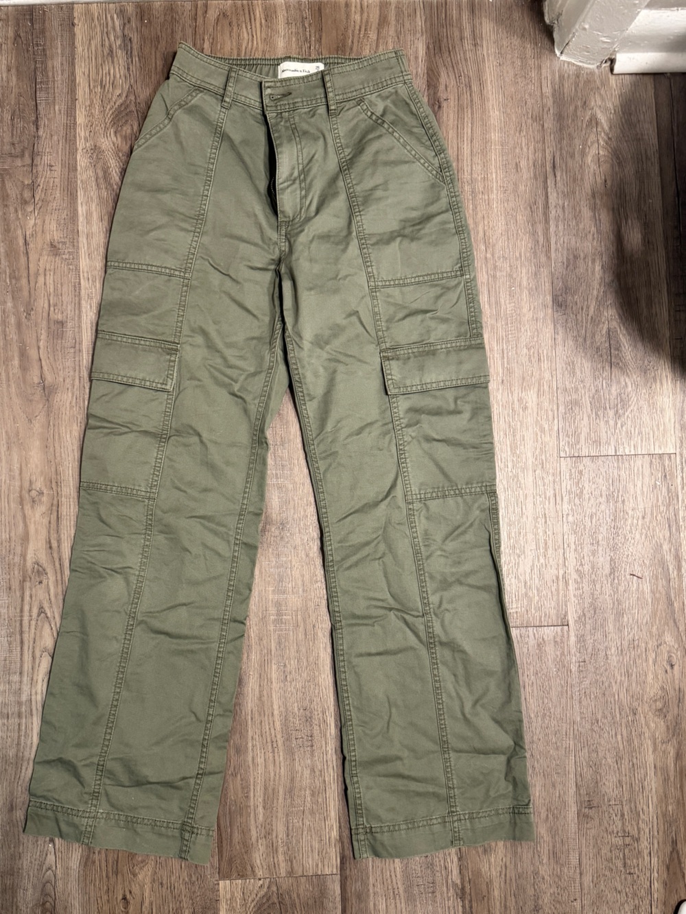 Abercrombie & Fitch Olive Green Cargo Pants